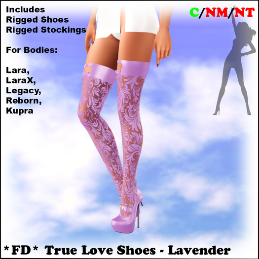 *FD* True Love Shoes [Boxed] Lavender