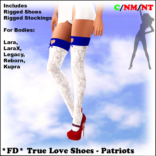 *FD* True Love Shoes [Boxed] Patriots