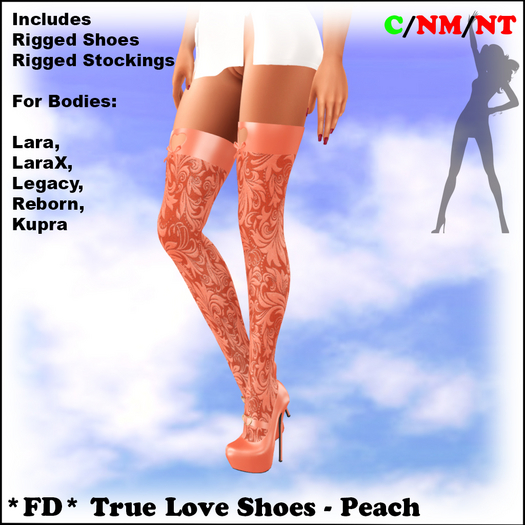 *FD* True Love Shoes [Boxed] Peach