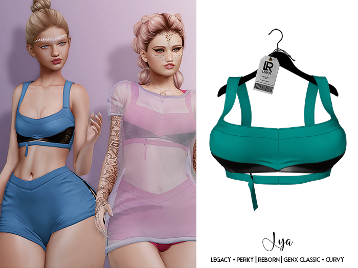 LEROY - Lya Top - Porcelain Green