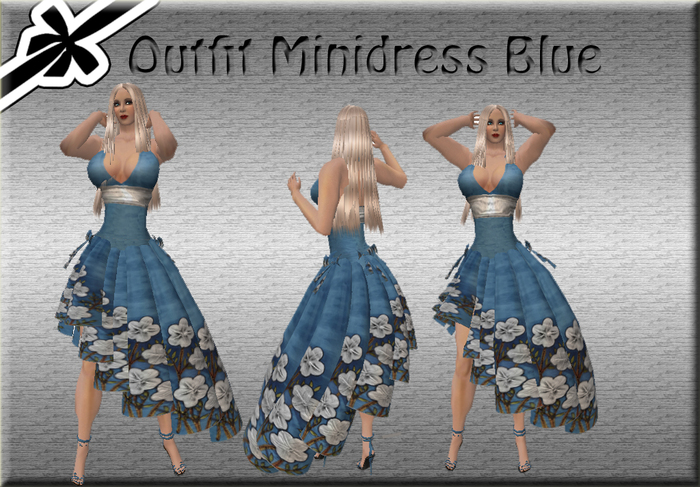 Outfit Minidress Blue