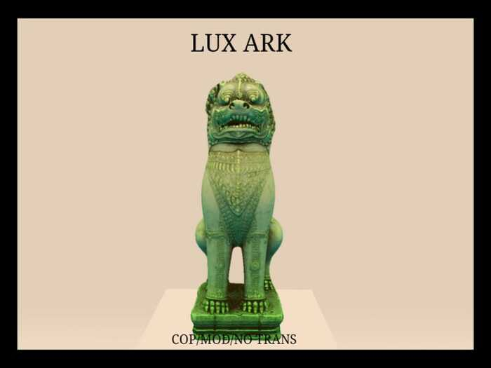 Chinese Green Statue