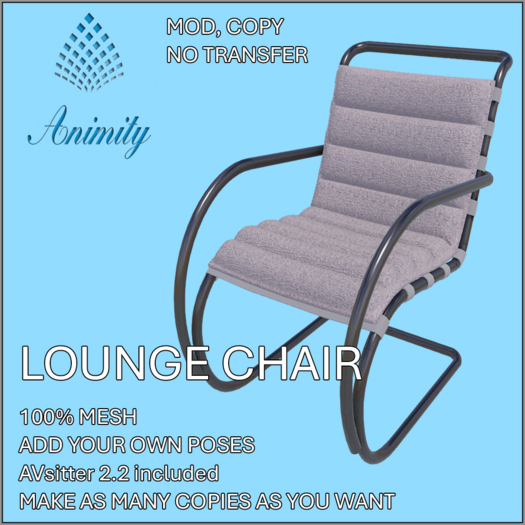 *Animity* Lounge Chair Single