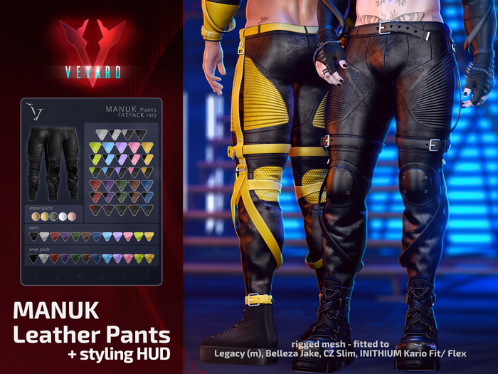 veyard MANUK Leather Pants - FATPACK