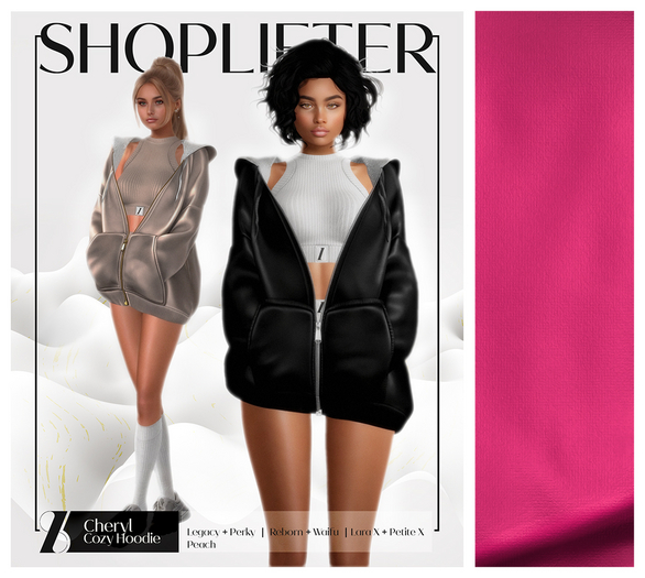 [SHOPLIFTER] - 'Cheryl' Cozy Hoodie / Barbie