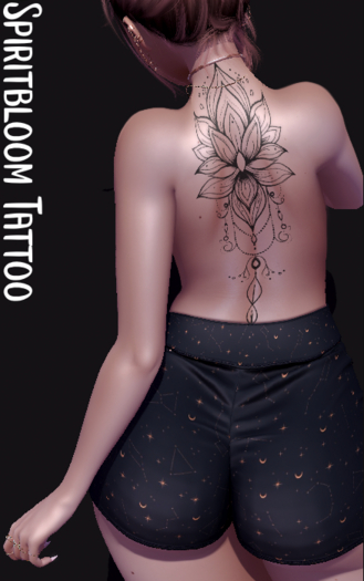 {Absolutely You} Spiritbloom / / Back Tattoo