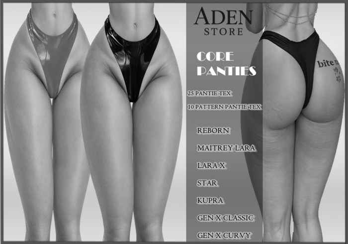 DEMO Aden Store Core Panties Fatpack
