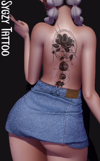 {Absolutely You} Sygzy / / Back Tattoo