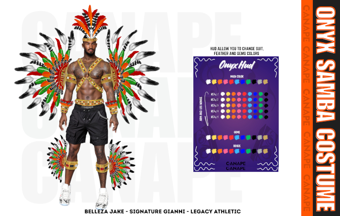 [Canape] Onyx Samba Costume - FATPACK