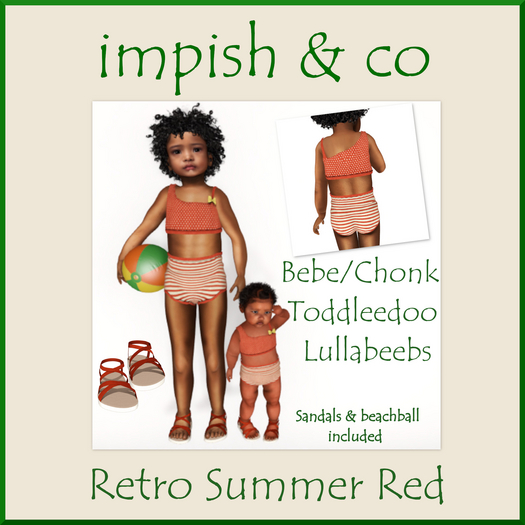 impish & co ~ Retro Summer Red BOX