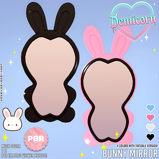 DEMICORN - BUNNY MIRROR SET