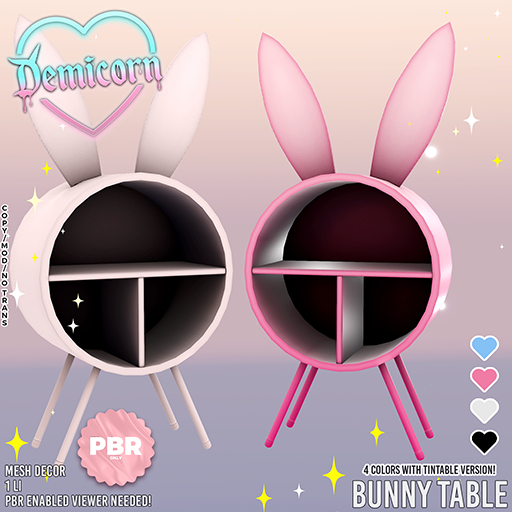 DEMICORN - BUNNY TABLE SET