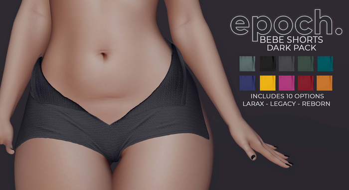 epoch - [pack] - bebe - shorts - dark