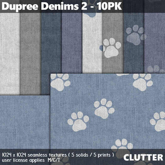 Clutter - Dupree Denims 2 - 10PK