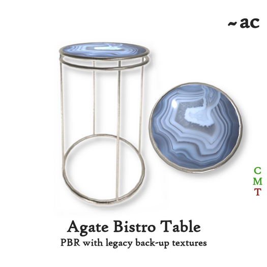 ~AC Agate Bistro Table