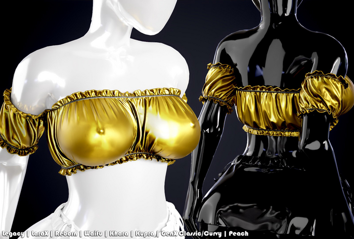 Zima Crop Top Gold