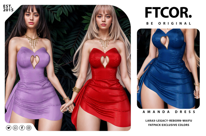 :::FurtaCor:::AMANDA_DRESS::: FATPACK