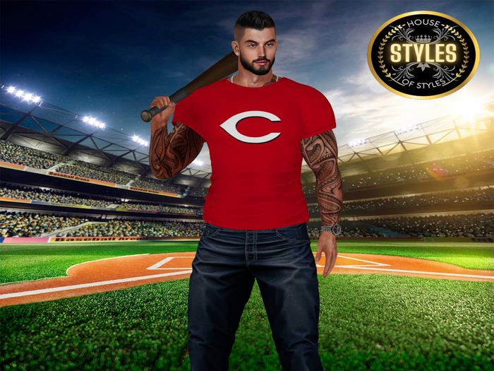 Cincinnati Reds Men's T-Shirt (Red)