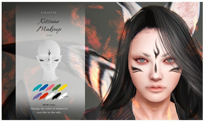 violetta. Kitsune makeup B 2017 Remake (EvoX)