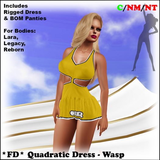 *FD* Quadratic Dress [Boxed] Wasp