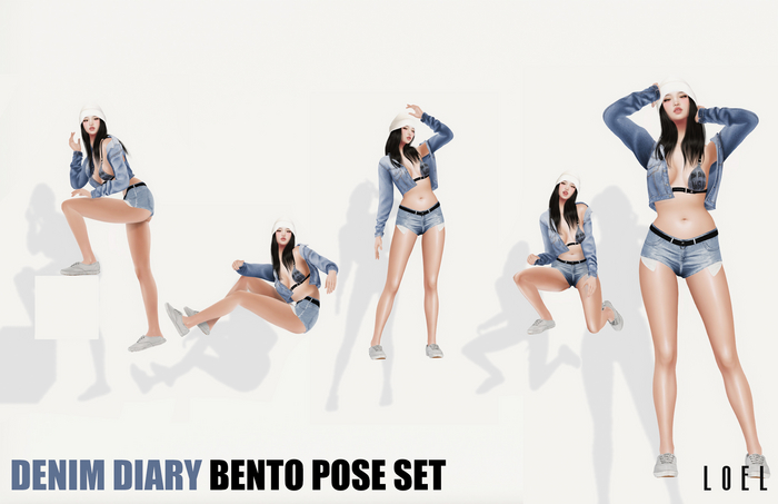 LOEL - Denim Diary Bento Pose SET