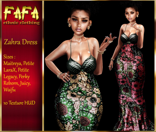 {FAFA}Zahra Dress (unpack)