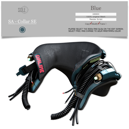 :::SOLE::: SA - Collar SE (Blue)