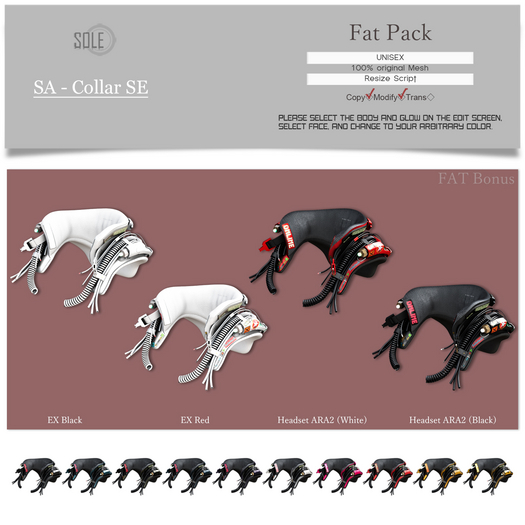 :::SOLE::: SA - Collar SE (Fat Pack)