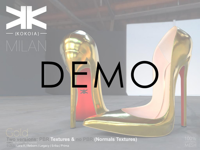 Demo :: Milan :: Woman Stiletto :: Gold :: {kokoia}