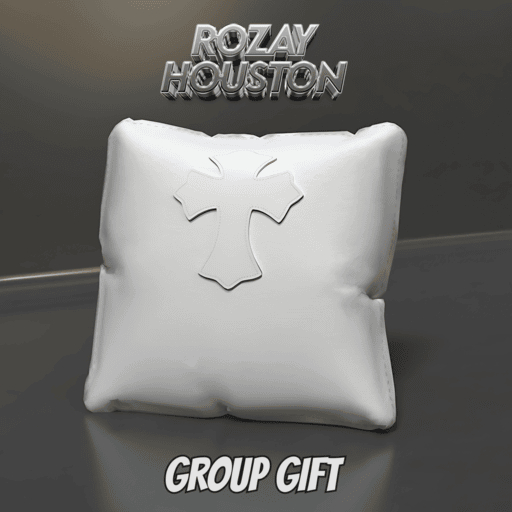 RozayHoutson-Single Cross Pillow