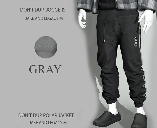 DON'T DUP JOGGERS 'GREY'