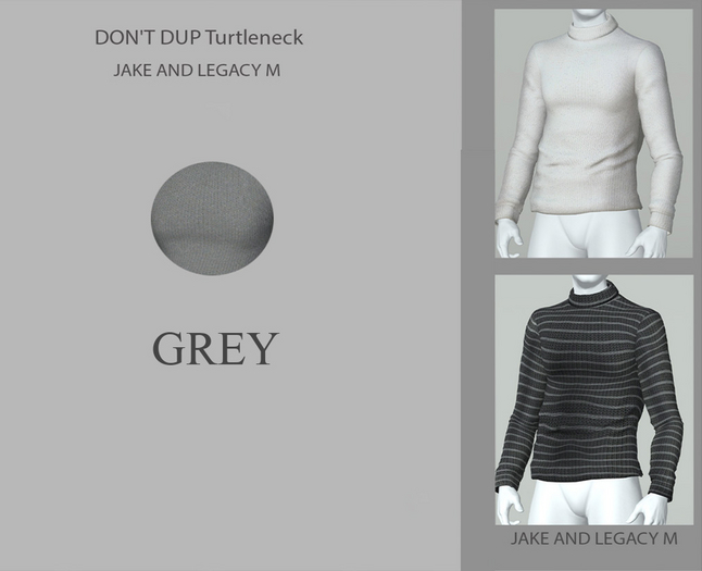 DON'T DUP Turtleneck ''GREY''