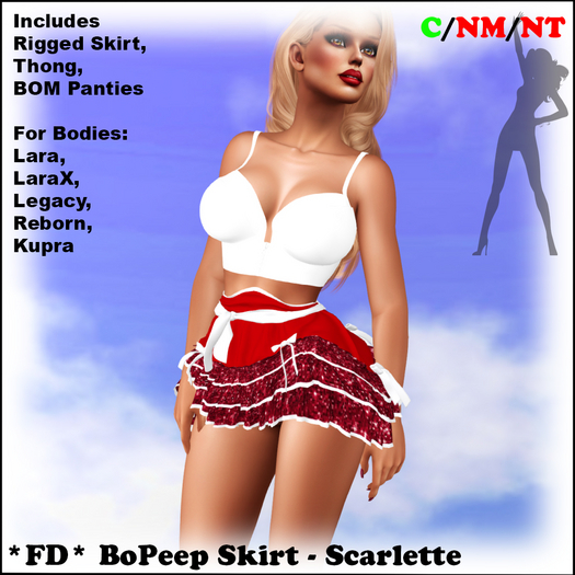 *FD* BoPeep Skirt [Boxed] Scarlette
