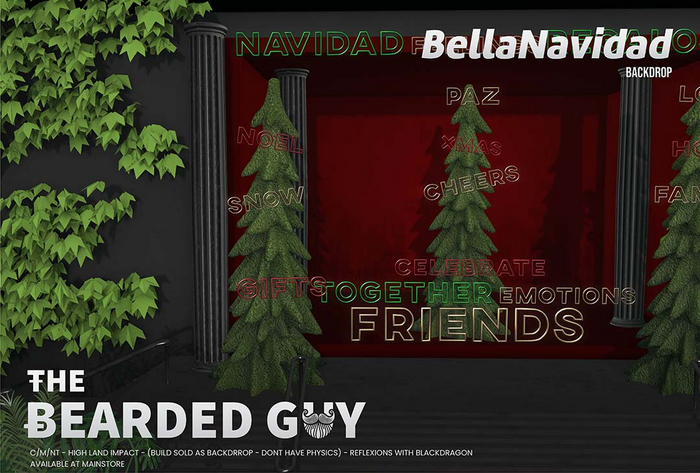 Bella Navidad Backdrop - The Bearded Guy