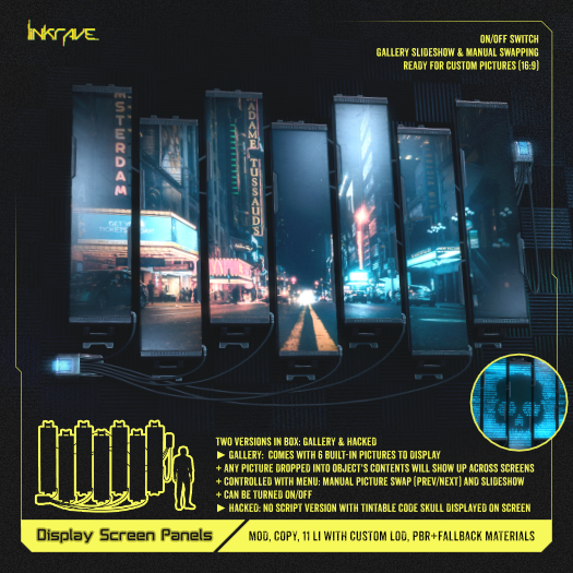 [LINKRAVE] Display Screen Panels