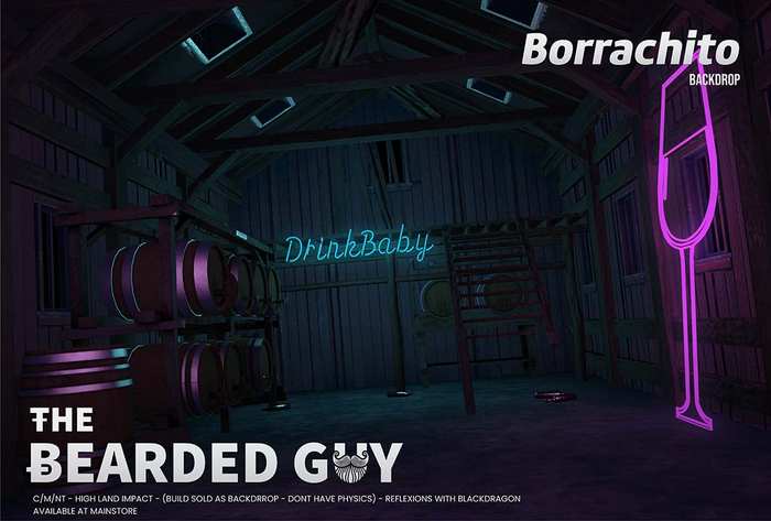 Borrachito Backdrop - The Bearded Guy
