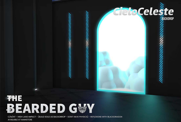 Cielo Celeste Backdrop - The Bearded Guy