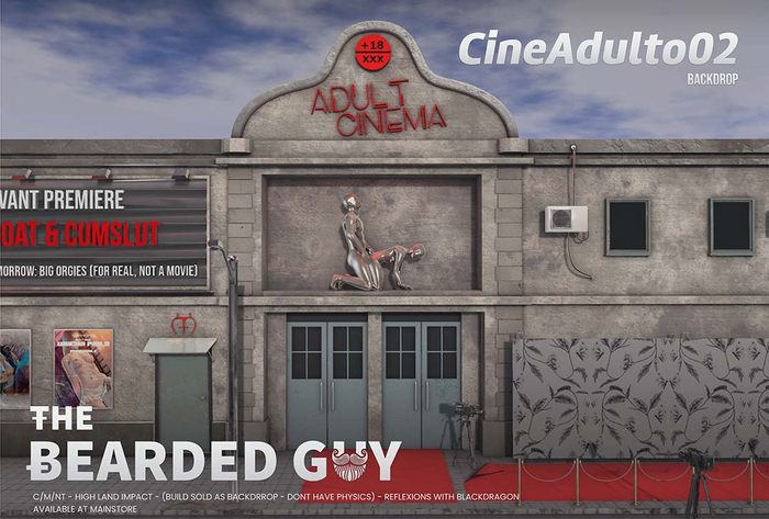 Cine Adulto Backdrop 02 - The Bearded Guy