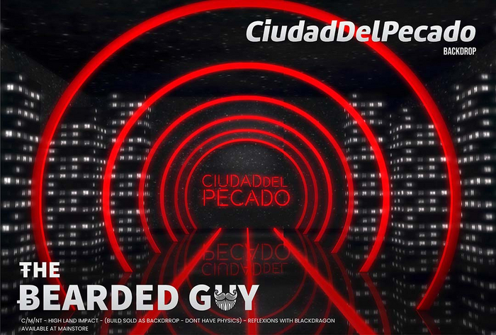 The Night Backdrop *Ciudad Del Pecado* - The Bearded Guy
