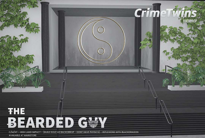 Crime Twins Backdrop - The Bearded Guy