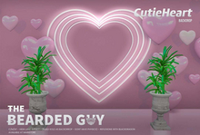 Cutie Heart Backdrop - The Bearded Guy