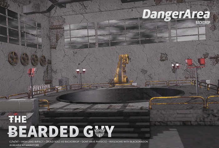 Danger Area Backdrop - The Bearded Guy