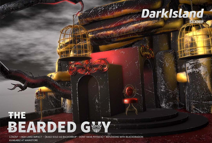 Dark Island Backdrop - The Bearded Guy