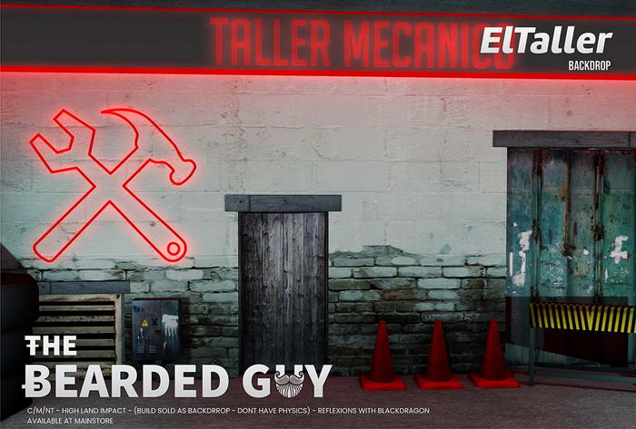 El Taller Backdrop - The Bearded Guy