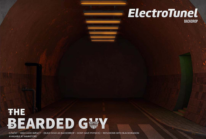 Electro Tunel Backdrop - The Bearded Guy