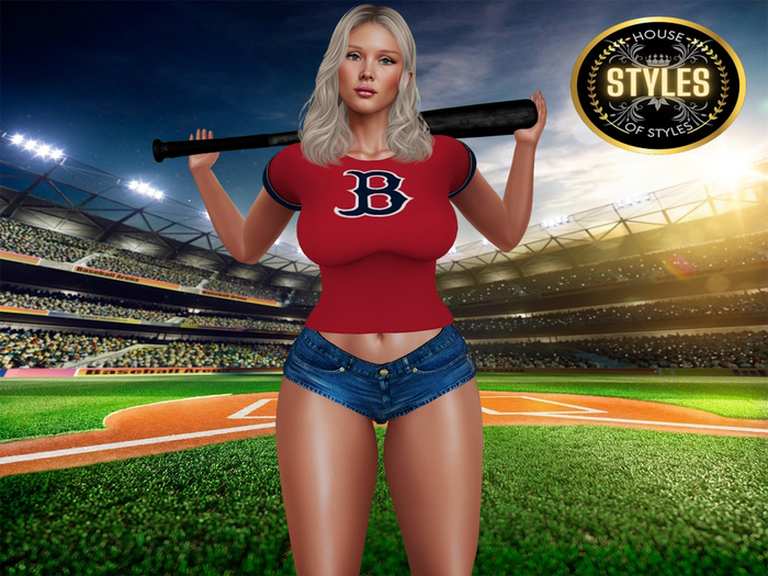 Boston Red Sox Ladies Tee (Red)