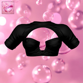 Black Reborn Bolero Top