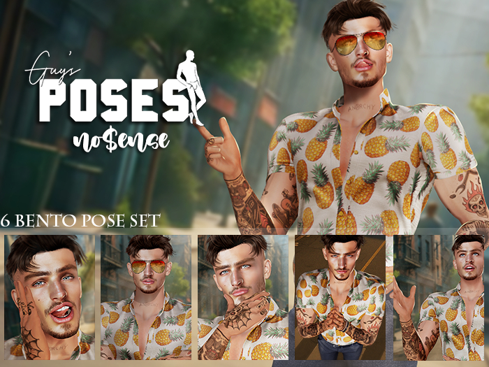Guy's - No$ense Pose Set [ADD]