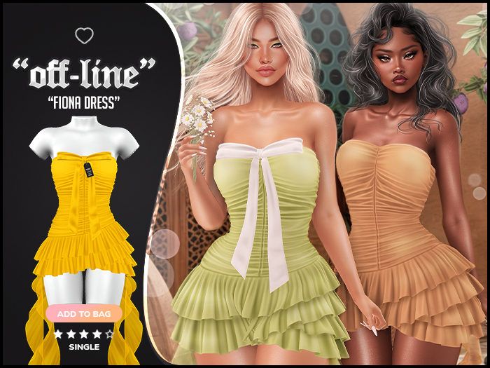 "Off-Line" x "Fiona" Dress / Star