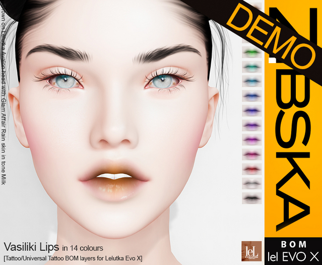 Zibska Evo X ~ Vasiliki Lips Demo